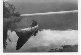 The Only Boat on the Morice Lake. (Images are provided for educational and research purposes only. Other use requires permission, please contact the Museum.) thumbnail