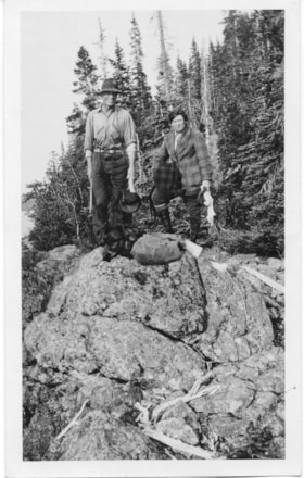 Roy and Mary McDonell at Morice Lake. (Images are provided for educational and research purposes only. Other use requires permission, please contact the Museum.) thumbnail