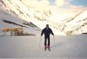 John Lapadat skiing, 1990s.. (Images are provided for educational and research purposes only. Other use requires permission, please contact the Museum.) thumbnail