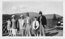 Family on a Bridge. (Images are provided for educational and research purposes only. Other use requires permission, please contact the Museum.) thumbnail