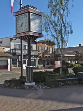 Main Street Clock, June 2014. (Images are provided for educational and research purposes only. Other use requires permission, please contact the Museum.) thumbnail