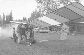 Carl Sjoden's power glider. (Images are provided for educational and research purposes only. Other use requires permission, please contact the Museum.) thumbnail