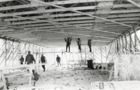Construction of farm shed at Morice-Bulkley Museum site. (Images are provided for educational and research purposes only. Other use requires permission, please contact the Museum.) thumbnail