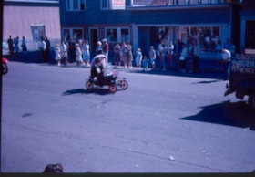 Parade float at the Smithers Jubilee 50th anniversary parade. July 6, 1963.. (Images are provided for educational and research purposes only. Other use requires permission, please contact the Museum.) thumbnail