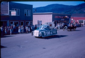 4-H float at the Smithers Jubilee, 50th anniversary parade, July 6 1963. (Images are provided for educational and research purposes only. Other use requires permission, please contact the Museum.) thumbnail