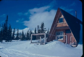 Cabin on Hudson Bay Mountain ski hill. (Images are provided for educational and research purposes only. Other use requires permission, please contact the Museum.) thumbnail
