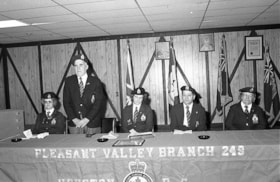 Houston Legion president Gordon Spratt giving a speech. (Images are provided for educational and research purposes only. Other use requires permission, please contact the Museum.) thumbnail