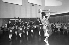 Prince George Pipe Band at Houston Legion Auxiliary party. (Images are provided for educational and research purposes only. Other use requires permission, please contact the Museum.) thumbnail