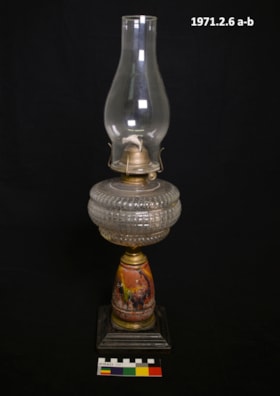Coal Oil Lamp. (Images are provided for educational and research purposes only. Other use requires permission, please contact the Museum.) thumbnail