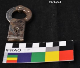 Lock. (Images are provided for educational and research purposes only. Other use requires permission, please contact the Museum.) thumbnail