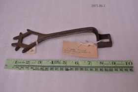 Carriage Wrench. (Images are provided for educational and research purposes only. Other use requires permission, please contact the Museum.) thumbnail