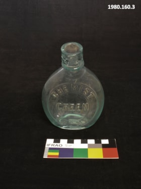 Chemist Green Frome Bottle. (Images are provided for educational and research purposes only. Other use requires permission, please contact the Museum.) thumbnail