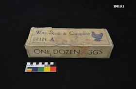 Egg Carton. (Images are provided for educational and research purposes only. Other use requires permission, please contact the Museum.) thumbnail
