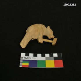 Bear Figurine. (Images are provided for educational and research purposes only. Other use requires permission, please contact the Museum.) thumbnail