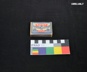 Eddy Safety Matches Box. (Images are provided for educational and research purposes only. Other use requires permission, please contact the Museum.) thumbnail