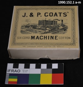J. & P. Coats' Six Cord Machine Cotton. (Images are provided for educational and research purposes only. Other use requires permission, please contact the Museum.) thumbnail