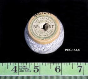 White Cotton Spool. (Images are provided for educational and research purposes only. Other use requires permission, please contact the Museum.) thumbnail