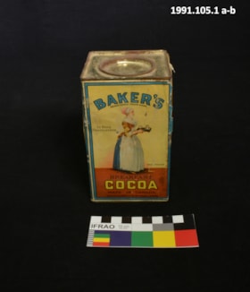 Cocoa Tin. (Images are provided for educational and research purposes only. Other use requires permission, please contact the Museum.) thumbnail