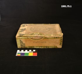Cigar Box. (Images are provided for educational and research purposes only. Other use requires permission, please contact the Museum.) thumbnail