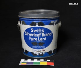 Lard Tin. (Images are provided for educational and research purposes only. Other use requires permission, please contact the Museum.) thumbnail