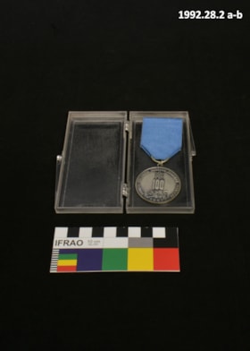 Medal and Case. (Images are provided for educational and research purposes only. Other use requires permission, please contact the Museum.) thumbnail