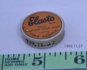 Elasto Tin. (Images are provided for educational and research purposes only. Other use requires permission, please contact the Museum.) thumbnail