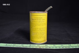 Coleman Measuring Can. (Images are provided for educational and research purposes only. Other use requires permission, please contact the Museum.) thumbnail