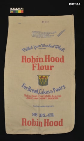 Flour Sack. (Images are provided for educational and research purposes only. Other use requires permission, please contact the Museum.) thumbnail