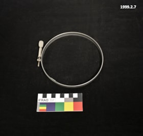 Embroidery hoop. (Images are provided for educational and research purposes only. Other use requires permission, please contact the Museum.) thumbnail