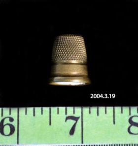 Banded Thimble. (Images are provided for educational and research purposes only. Other use requires permission, please contact the Museum.) thumbnail