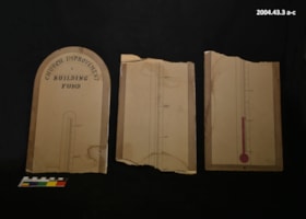 Church Improvement Thermometer. (Images are provided for educational and research purposes only. Other use requires permission, please contact the Museum.) thumbnail