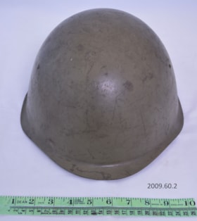 Military Helmet. (Images are provided for educational and research purposes only. Other use requires permission, please contact the Museum.) thumbnail