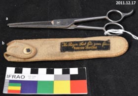 Barber Scissors. (Images are provided for educational and research purposes only. Other use requires permission, please contact the Museum.) thumbnail