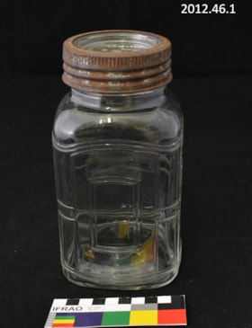 Glass Jar. (Images are provided for educational and research purposes only. Other use requires permission, please contact the Museum.) thumbnail