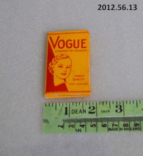 Cigarette Papers. (Images are provided for educational and research purposes only. Other use requires permission, please contact the Museum.) thumbnail