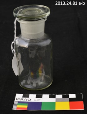 Glass Jar with Lid. (Images are provided for educational and research purposes only. Other use requires permission, please contact the Museum.) thumbnail