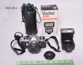 Camera and Accessories. (Images are provided for educational and research purposes only. Other use requires permission, please contact the Museum.) thumbnail