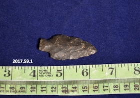 Stone Tool. (Images are provided for educational and research purposes only. Other use requires permission, please contact the Museum.) thumbnail