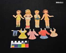 Paper dolls. (Images are provided for educational and research purposes only. Other use requires permission, please contact the Museum.) thumbnail